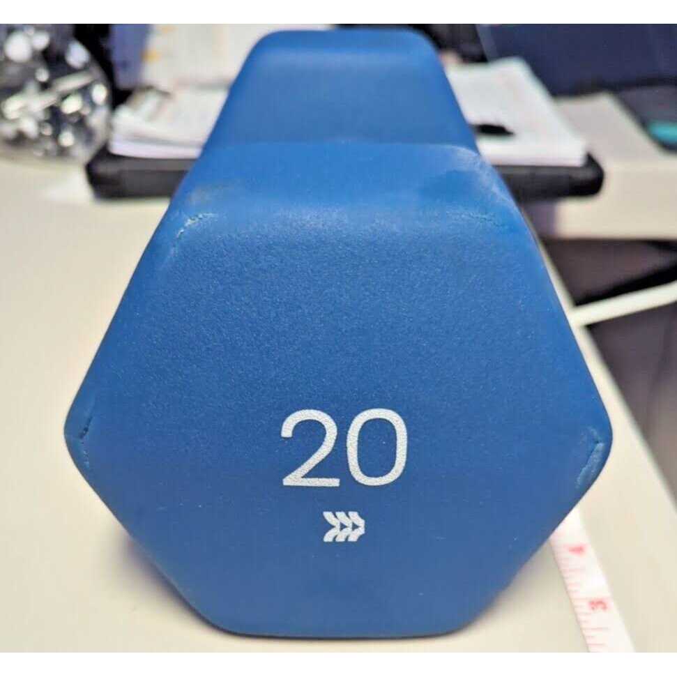 Blue Neoprene Dumbbell 20lbs I801