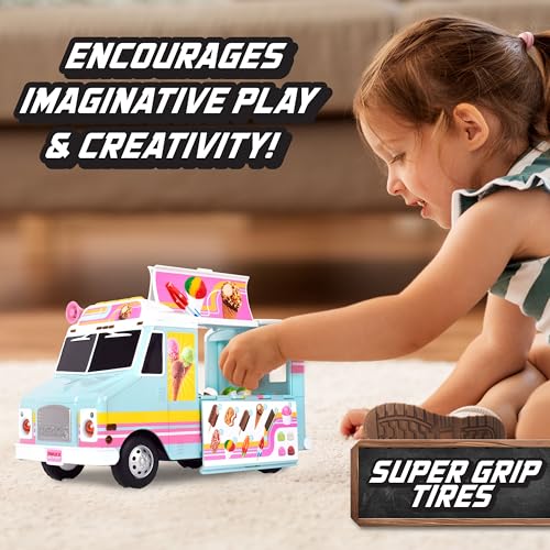 12” Ice Cream Food Truck with 16 Pieces I14713
