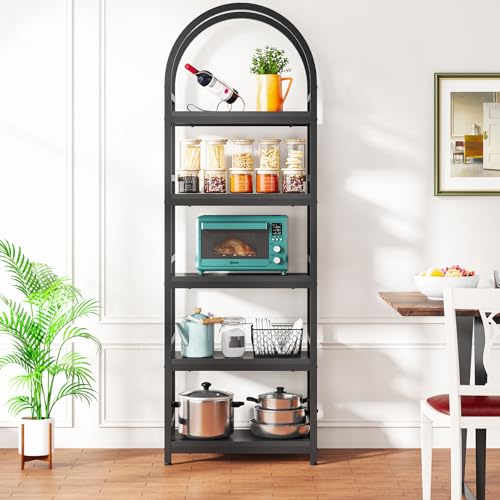 4-Tier Open Bookshelf with Metal Frame E9198