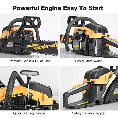 62 CC 2-Cycle Gas Powered Chainsaw E737370