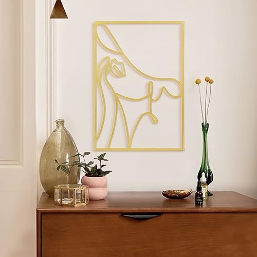 4Pcs Black Metal Wall Art P819