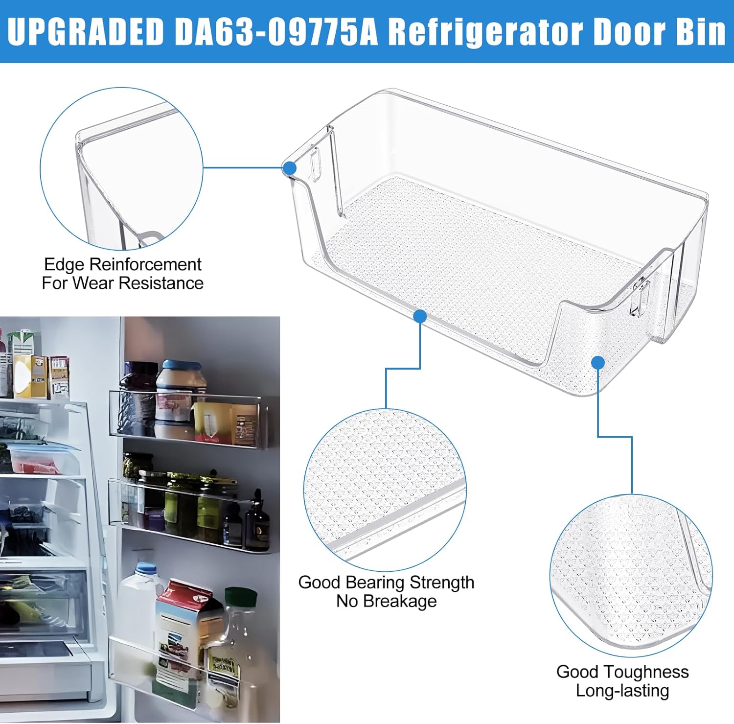 Refrigerator Door Shelf Bin G219