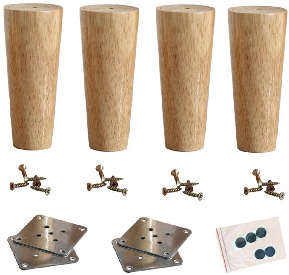 4 Pcs Tapered Wooden Furniture Legs J1322