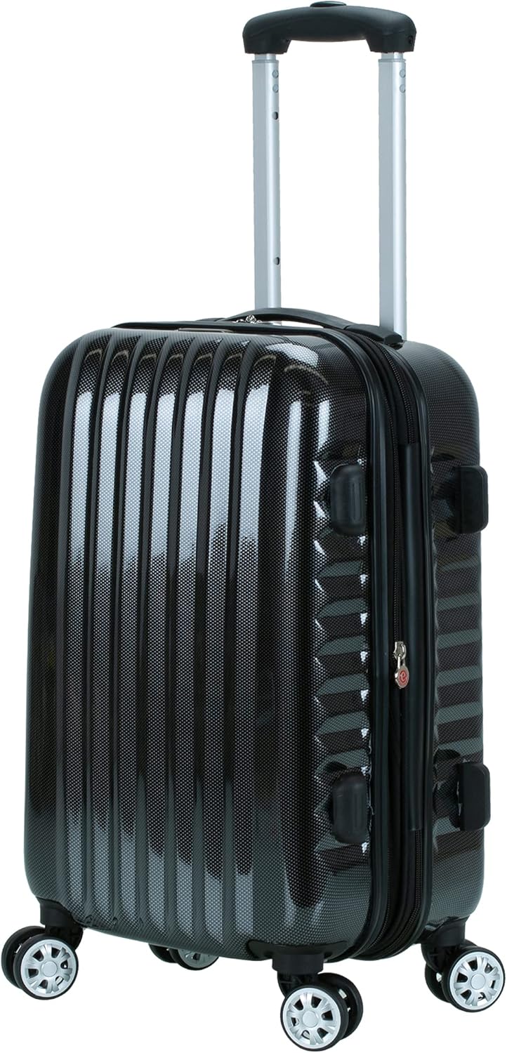 Carbon Hardside Spinner Wheel Luggage, Carry-On 20-Inch N4468