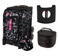 Black Sport Bag with Black Seat Cover and Black Lunchbox R900