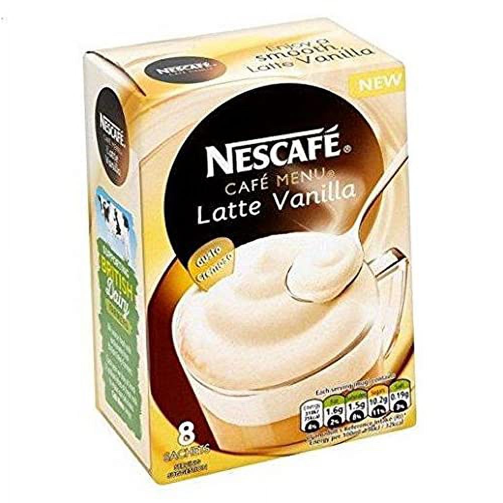 Vanilla Latte Coffee 8 Sachets 148G W106990