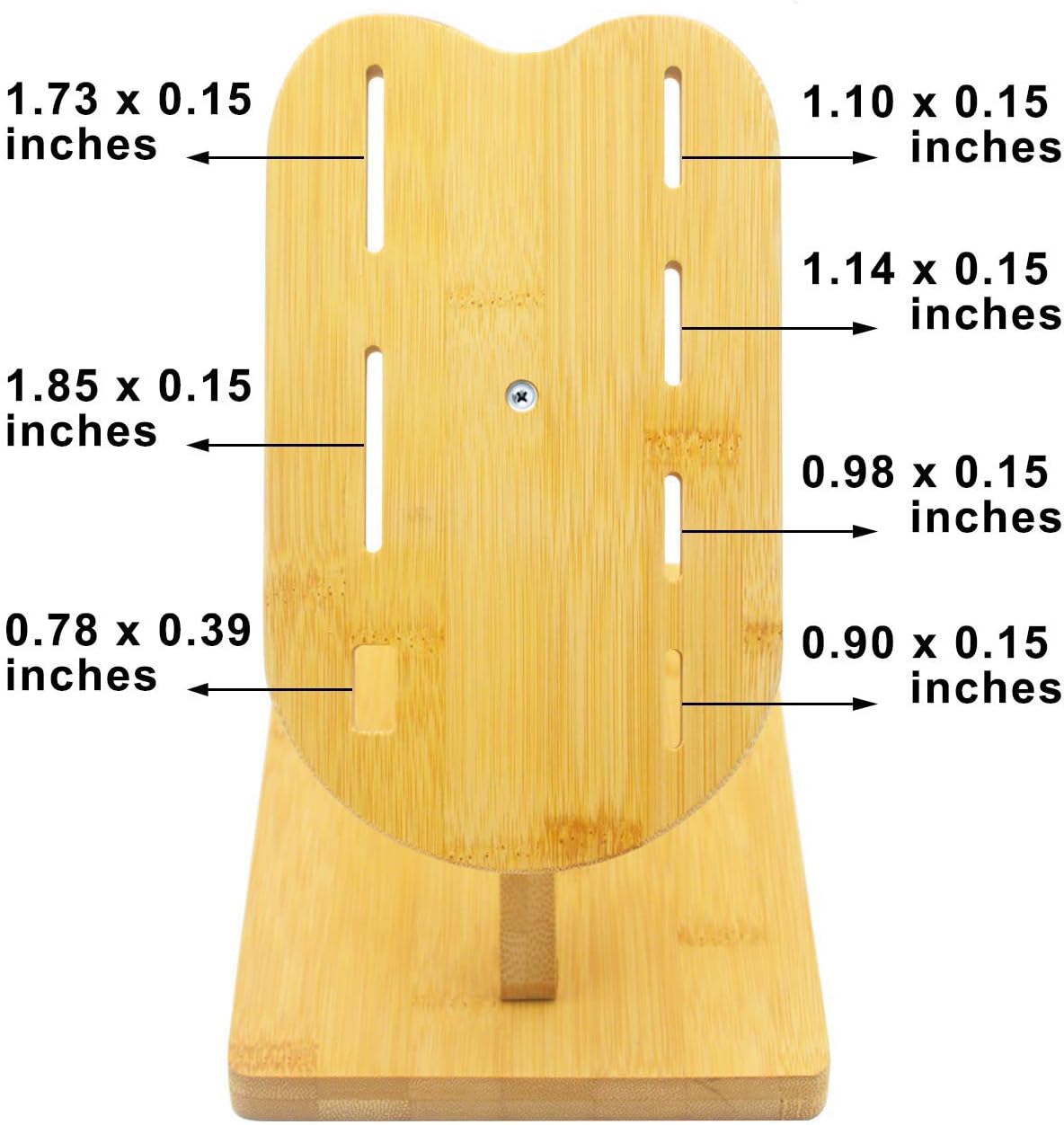 Bamboo 7 Holes Knife Block Holder Q87560