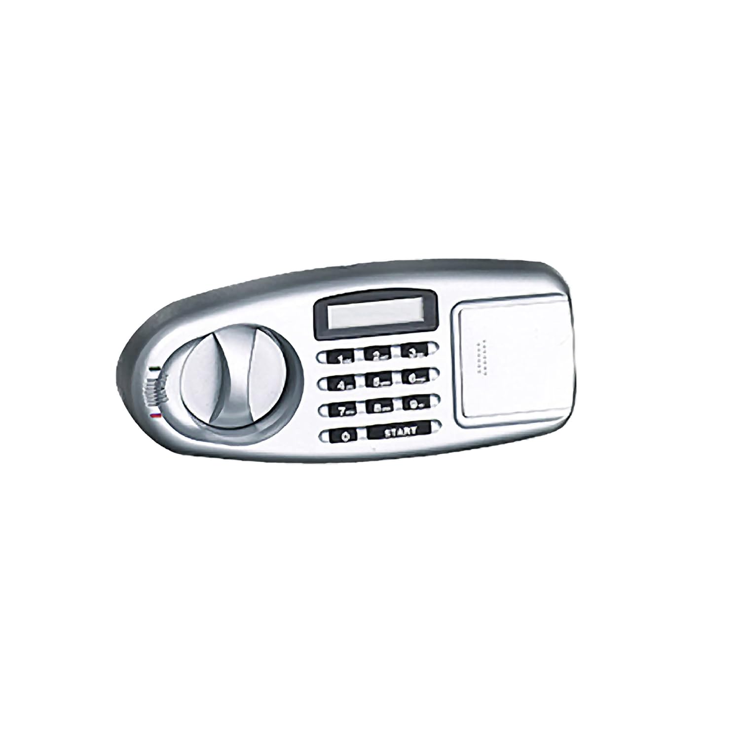 Gray Fireproof Electronic Lockbox with Keypad and Interior Shelf G913542