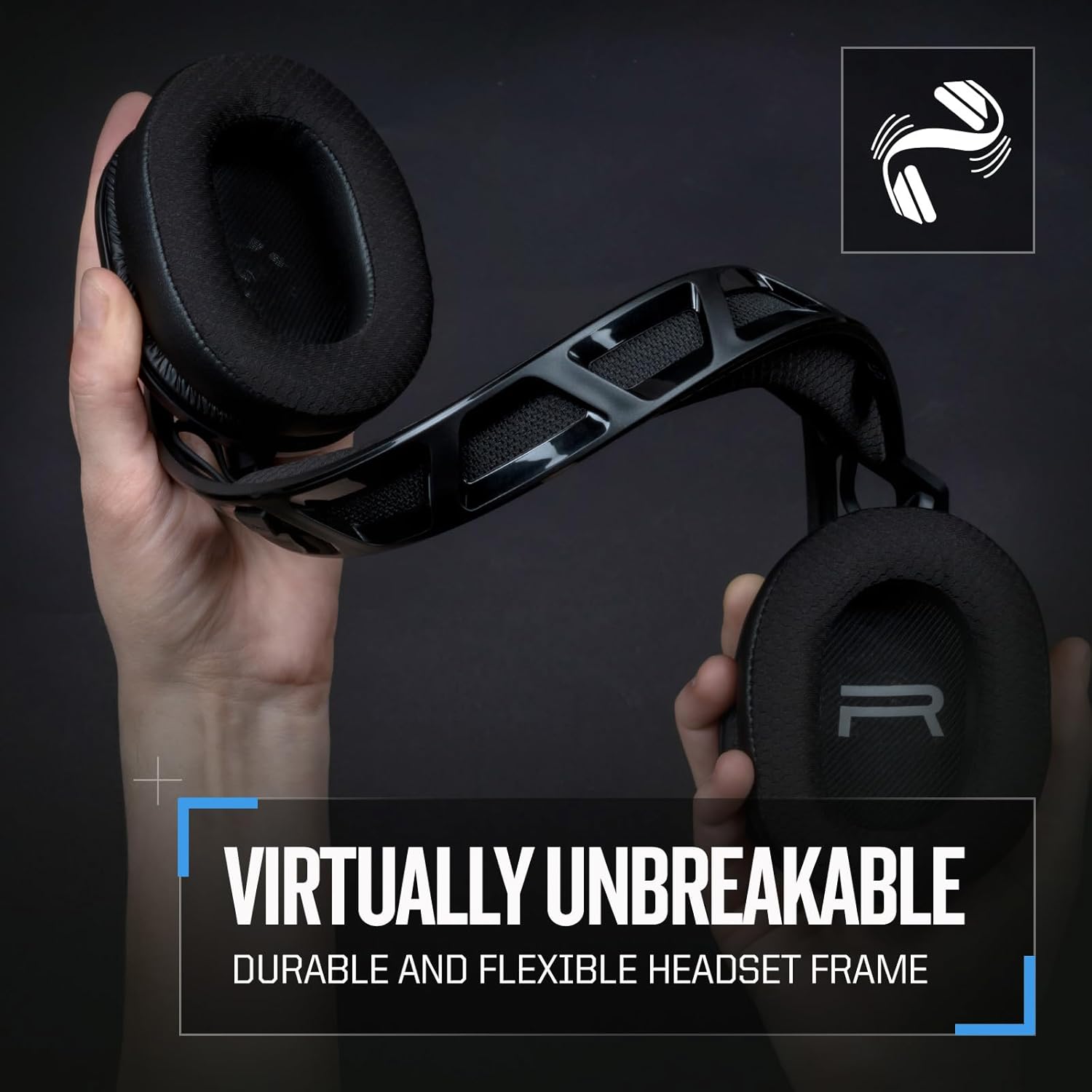 Ultralight Wireless Gaming Headset with Removable Noise Canceling Microphone L5898