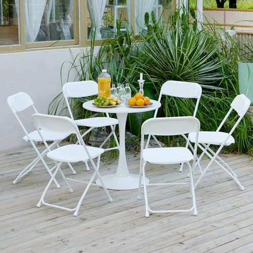 White Plastic Folding Chair D781945