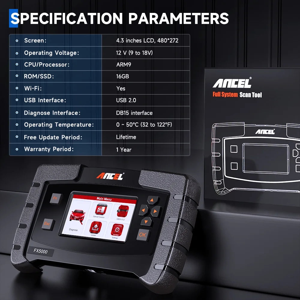 OBD2 Scanner Car Diagnostic Tool T74517