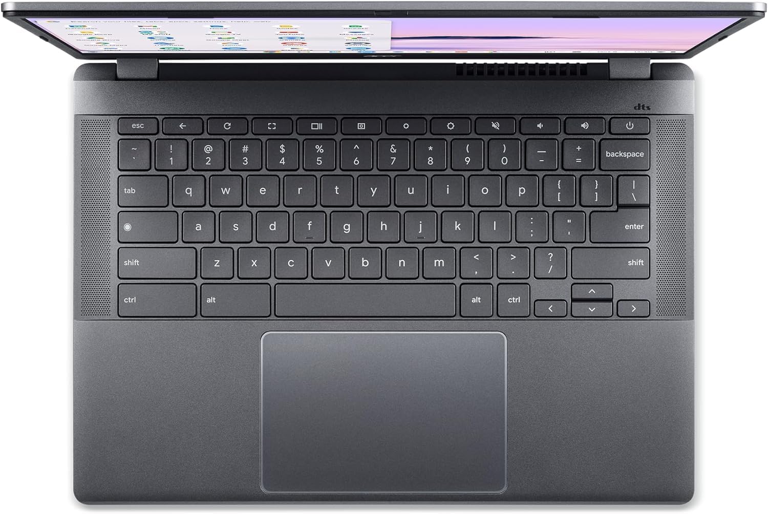 Steel Gray 14" Touchscreen Chromebook Laptop P7021