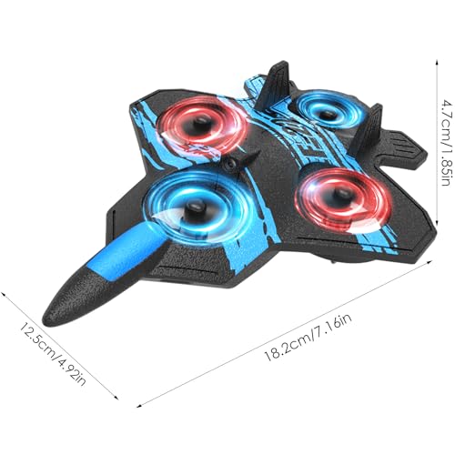 Blue Remote Control Airplane Quadcopter N16197