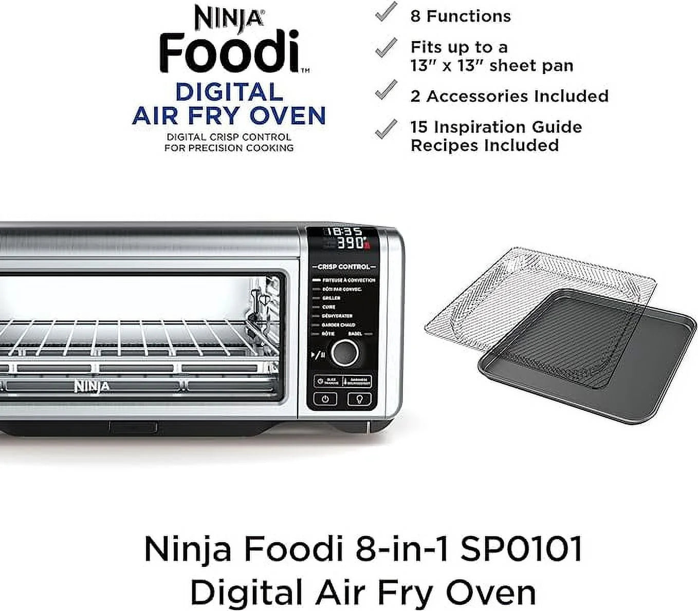 Open Box Air Fryer XL Capacity - Stainless Steel Finish H955818
