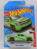 Green DieCast Hot Wheels Chevy Silverado U19123