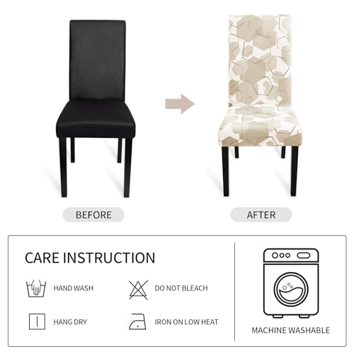 Royal Blue Set of 6 Stretch Dining Chair Covers P3521