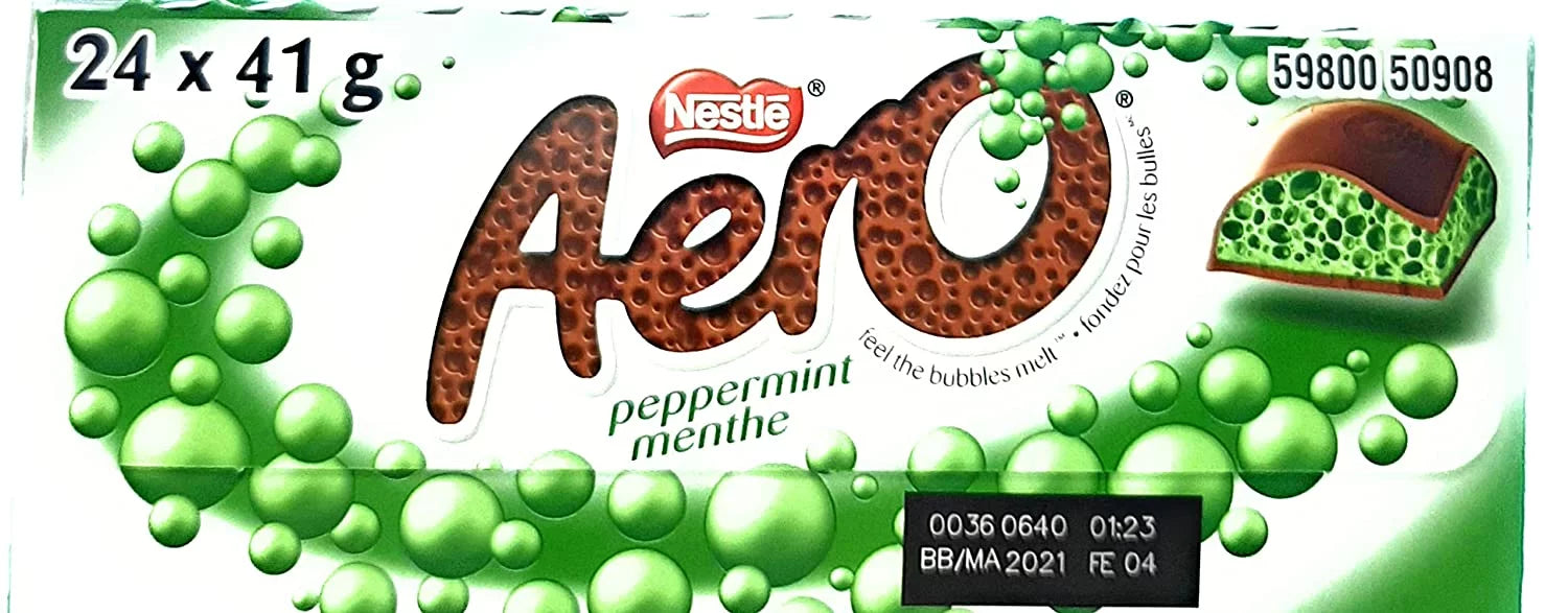 24-Pack Peppermint Chocolate Bar 41g N448124