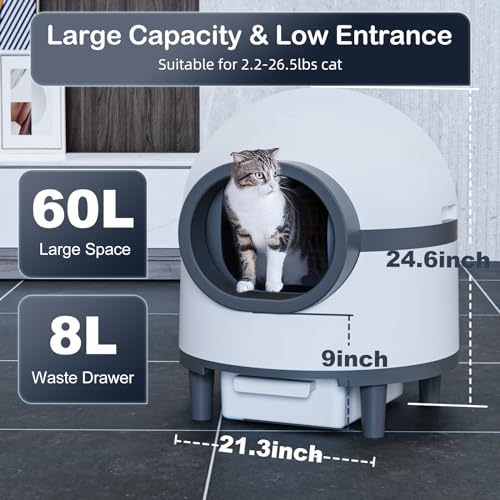 Automatic Self Cleaning Cat Litter Box O374