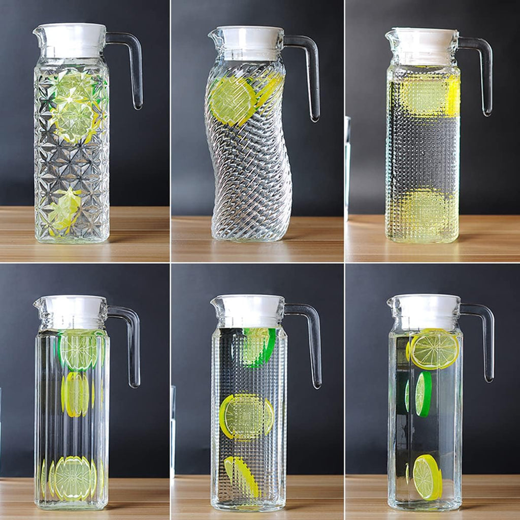 White 2 Pieces Water Pitcher Lids X867