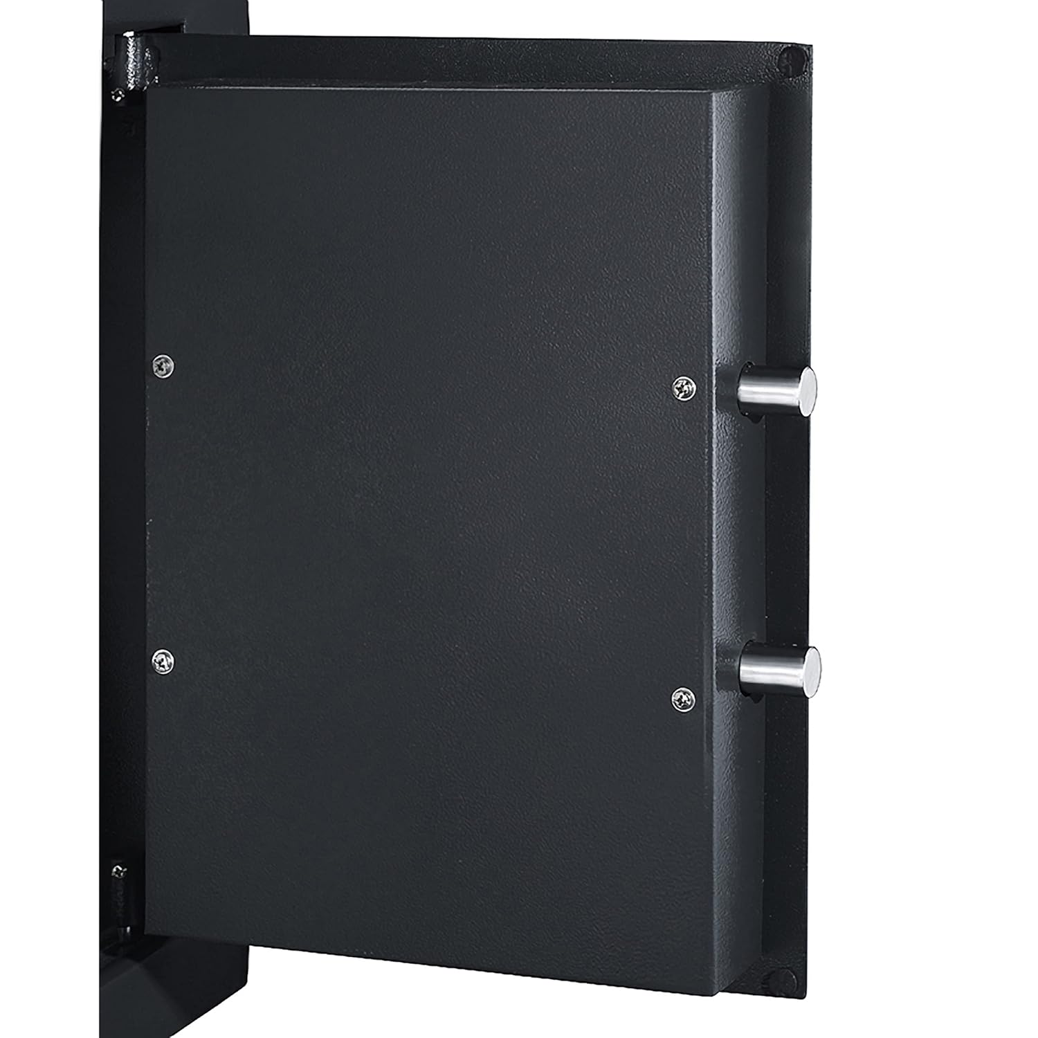 Gray Fireproof Electronic Lockbox with Keypad and Interior Shelf G913542