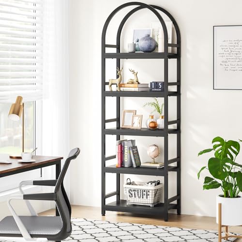 4-Tier Open Bookshelf with Metal Frame E9198