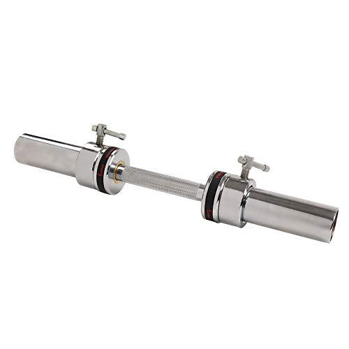 20" Heavy Duty Barbell Bar with Locking Ring Collars L9803