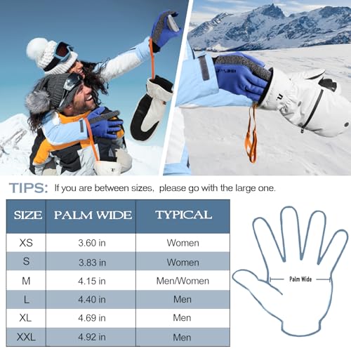 Thermal Wool Fleece Lined Insulated Touchscreen Winter Gloves S3211