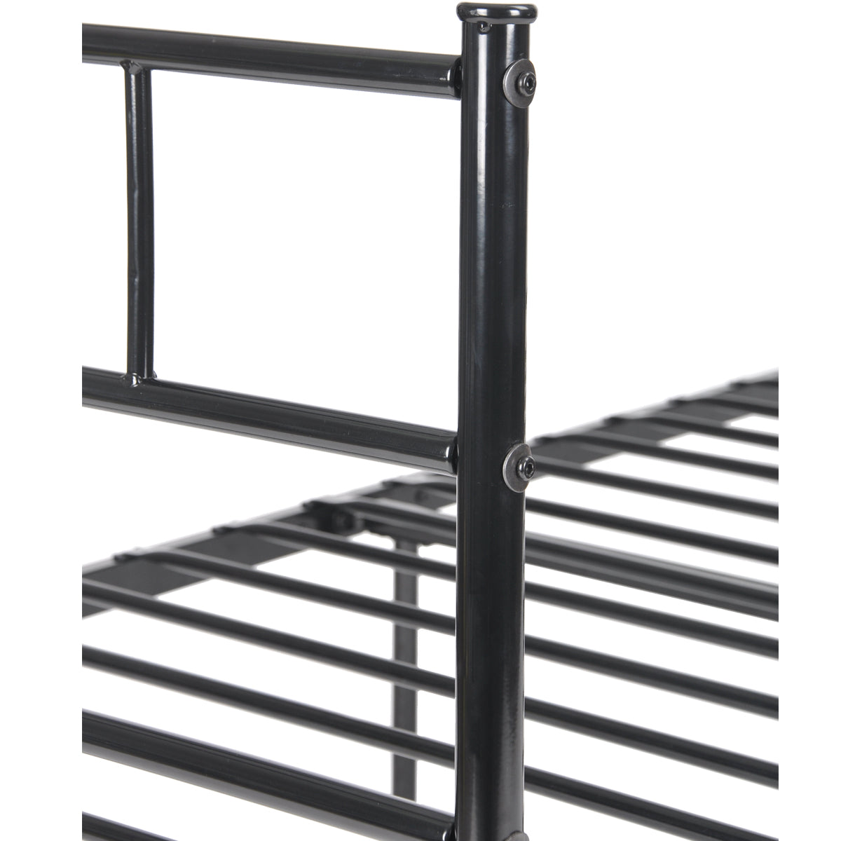 Black Metal Single Bed Frame Q911673