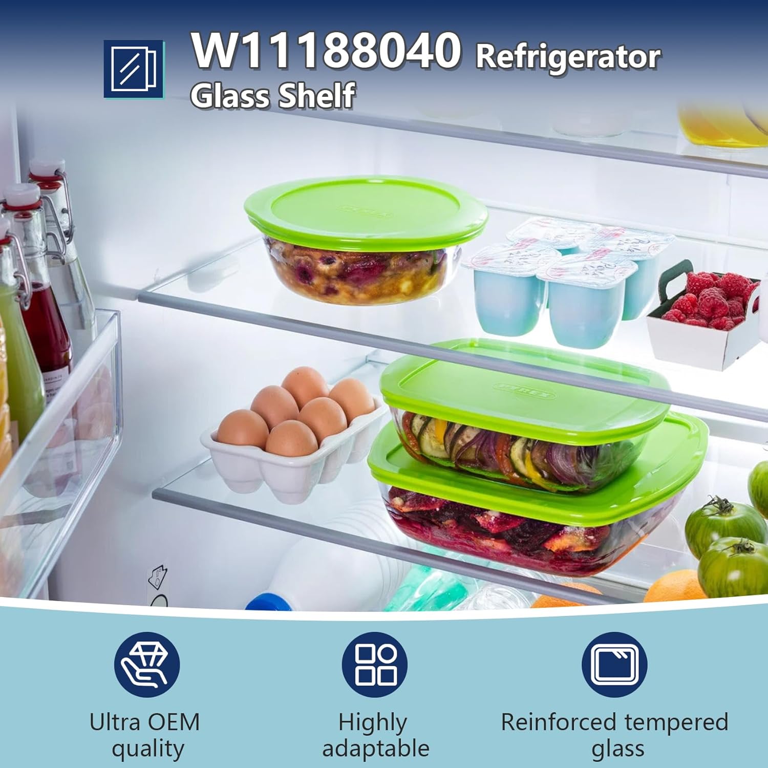 Refrigerator Glass Shelf A690