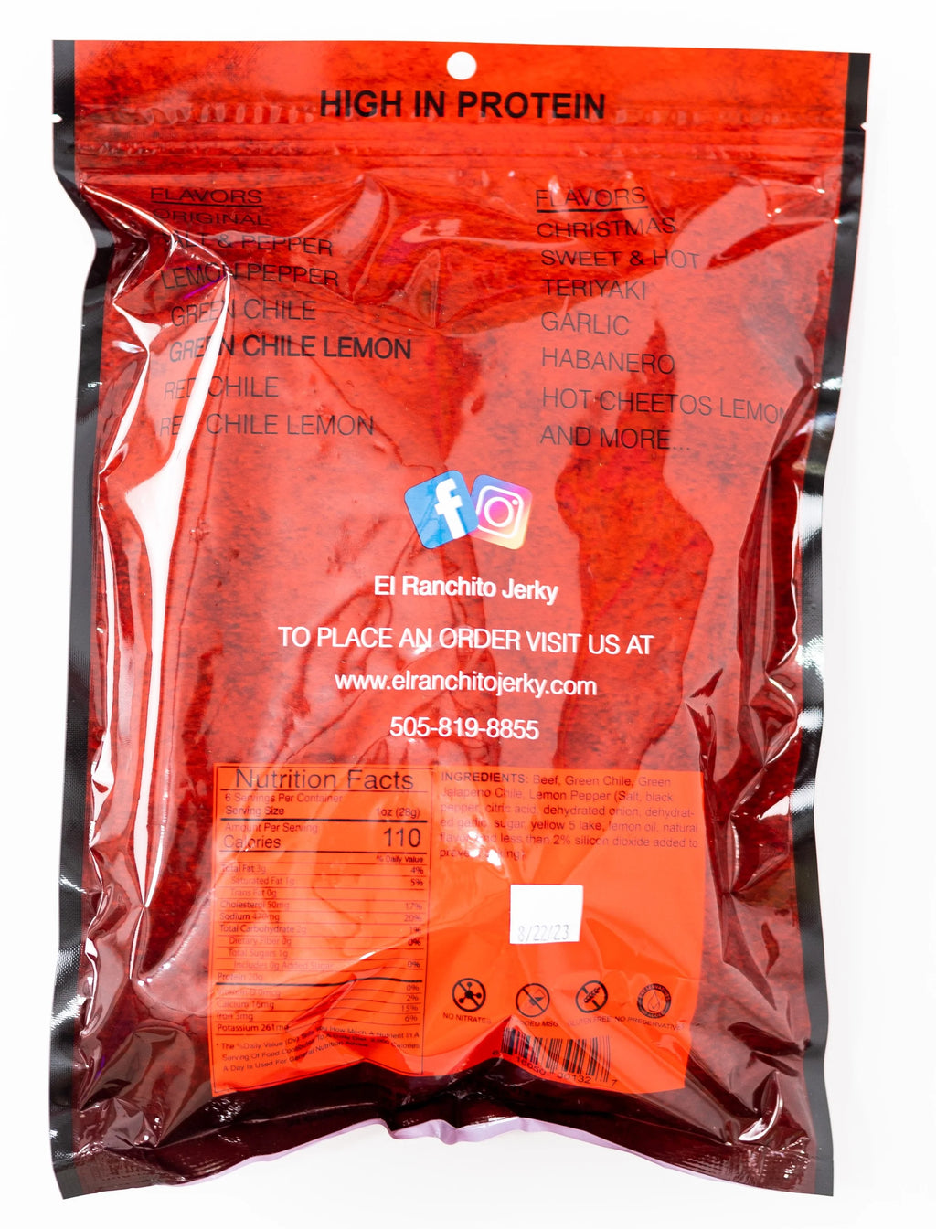 Crunchy Beef Jerky 6 OZ Z777