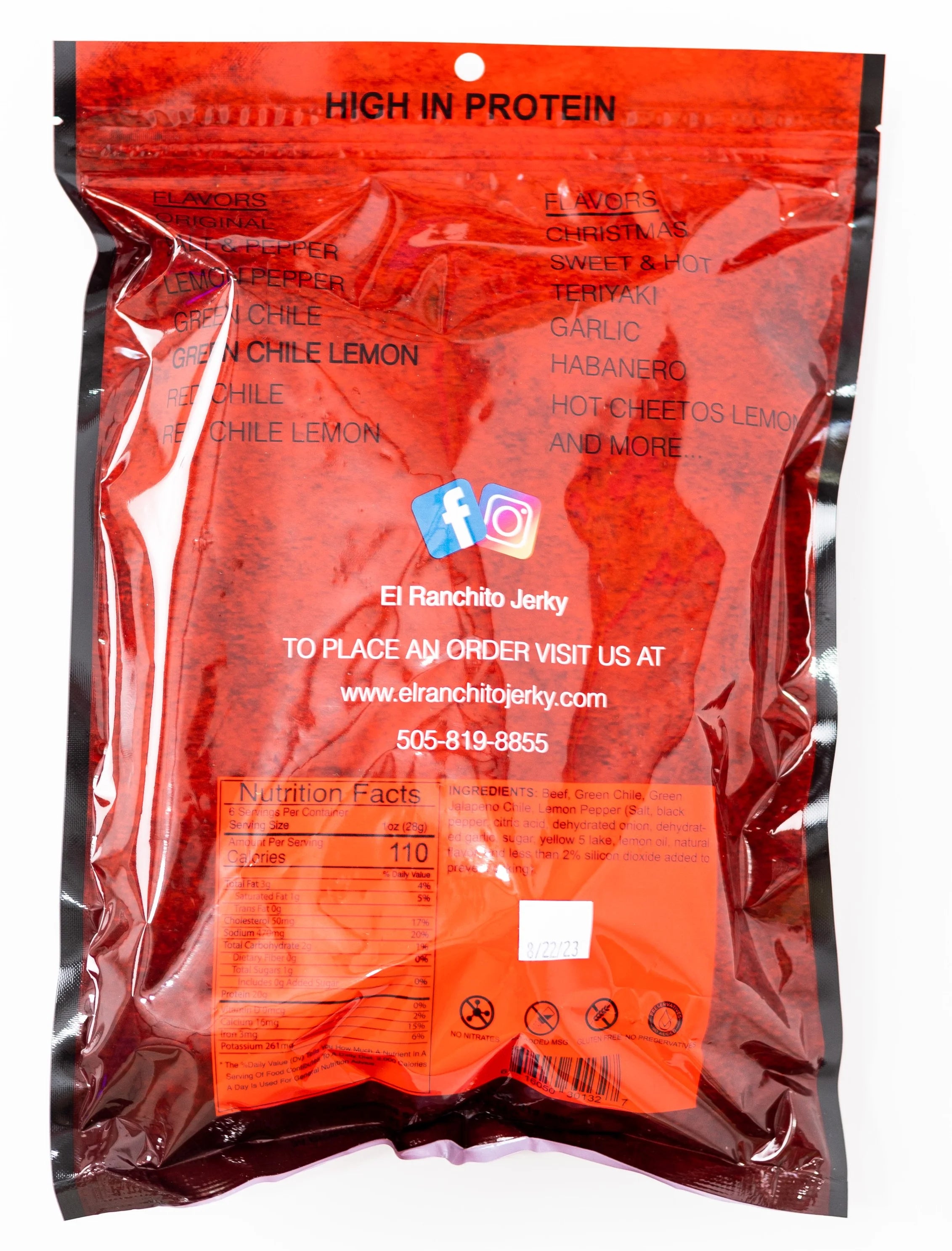 Crunchy Beef Jerky 6 OZ Z777