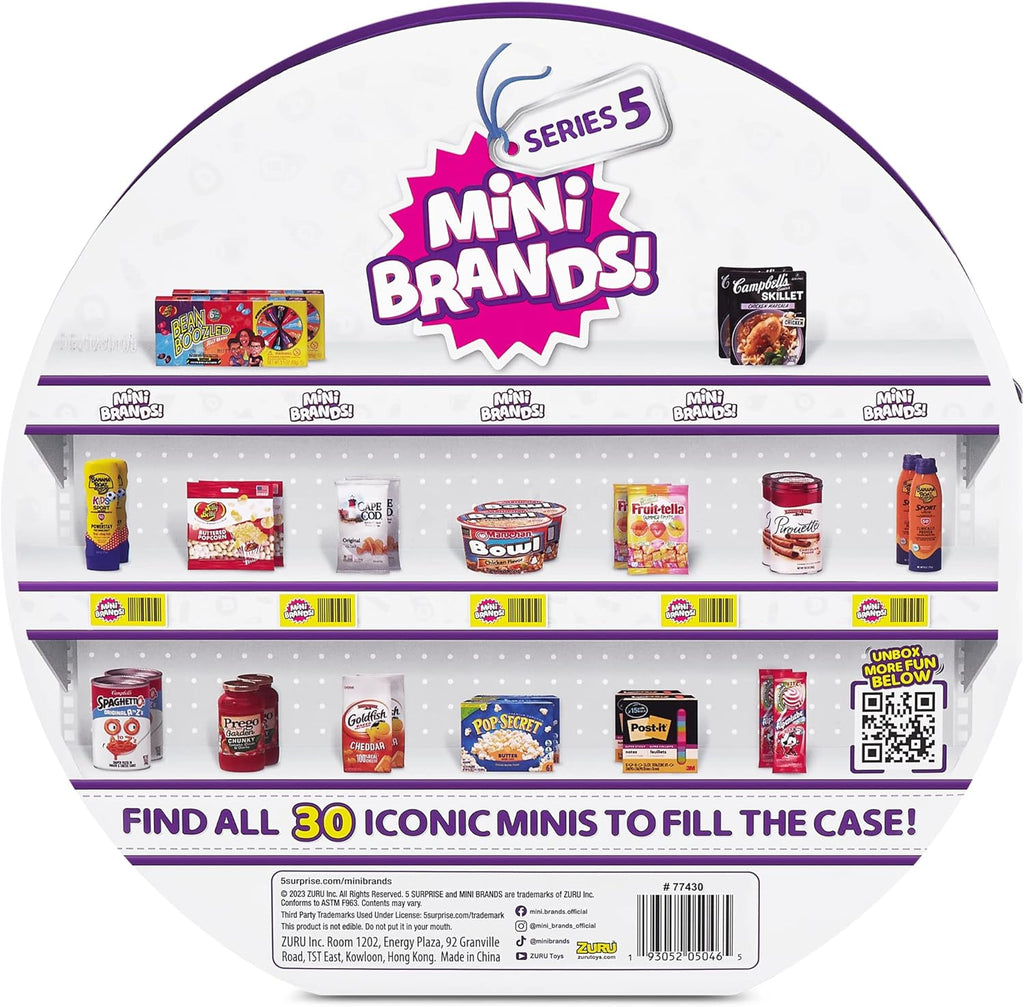 Mini Brands Series 5 Collector's Case with 5 Exclusive Minis X1723