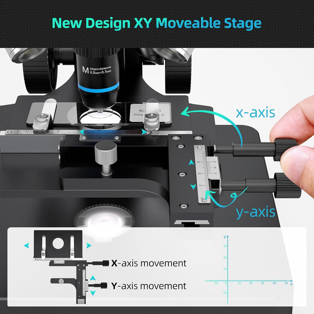 20X-5000X HDMI Digital Microscope with 10.1'' LCD Screen J248373