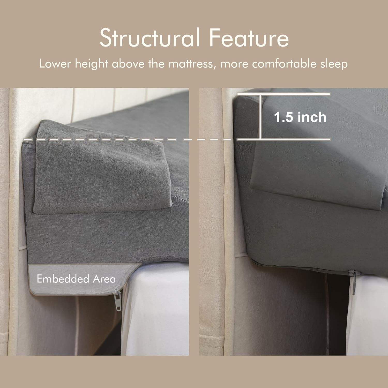 Queen Bed Wedge Pillow R2458