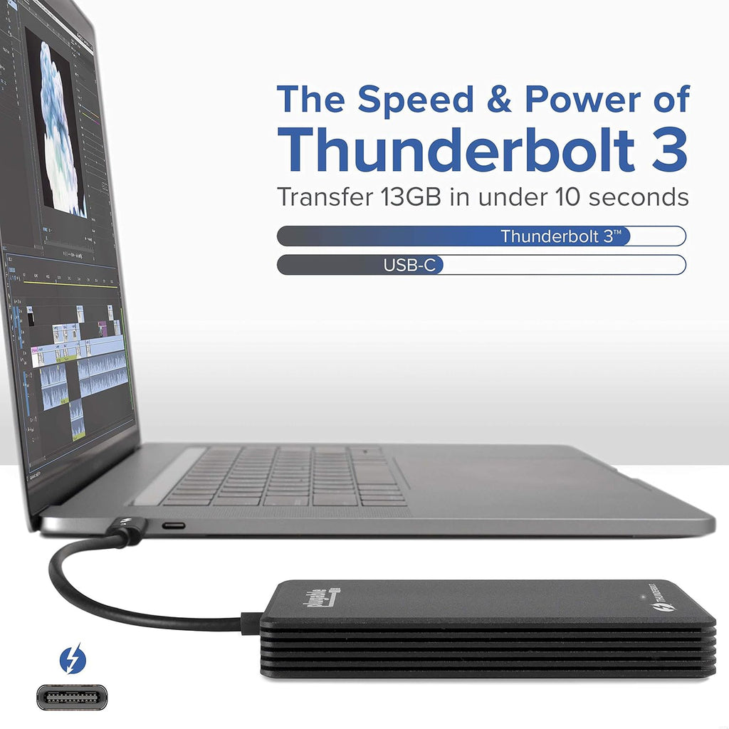 2TB Thunderbolt 3 External SSD NVMe Drive M7988