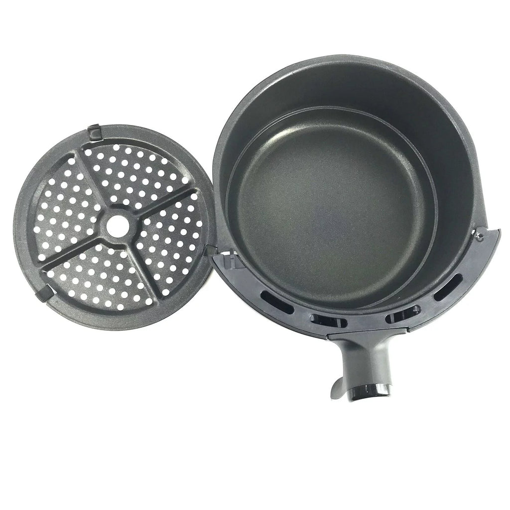 2qt Analog Air Fryer Matte Black R3765