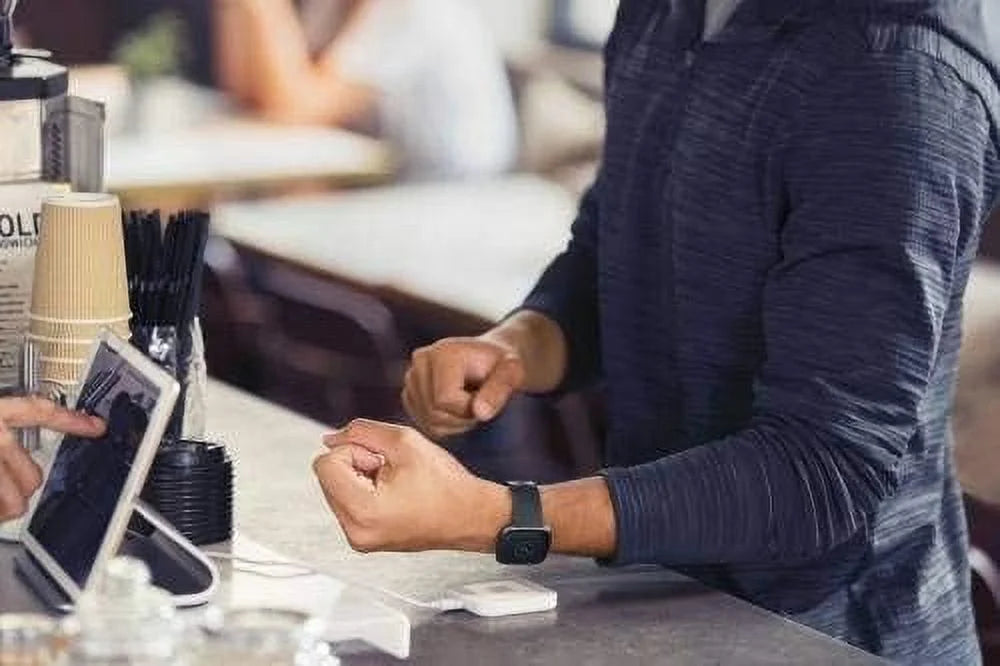 Black/Carbon Smartwatch with Heart Rate S4379