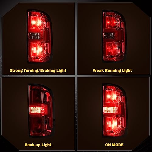 Red Clear Lens Tail Light Assembly for Chevy Colorado O5180