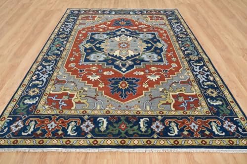 12x18 ft Multicolor Woolen Oriental Rug S2158