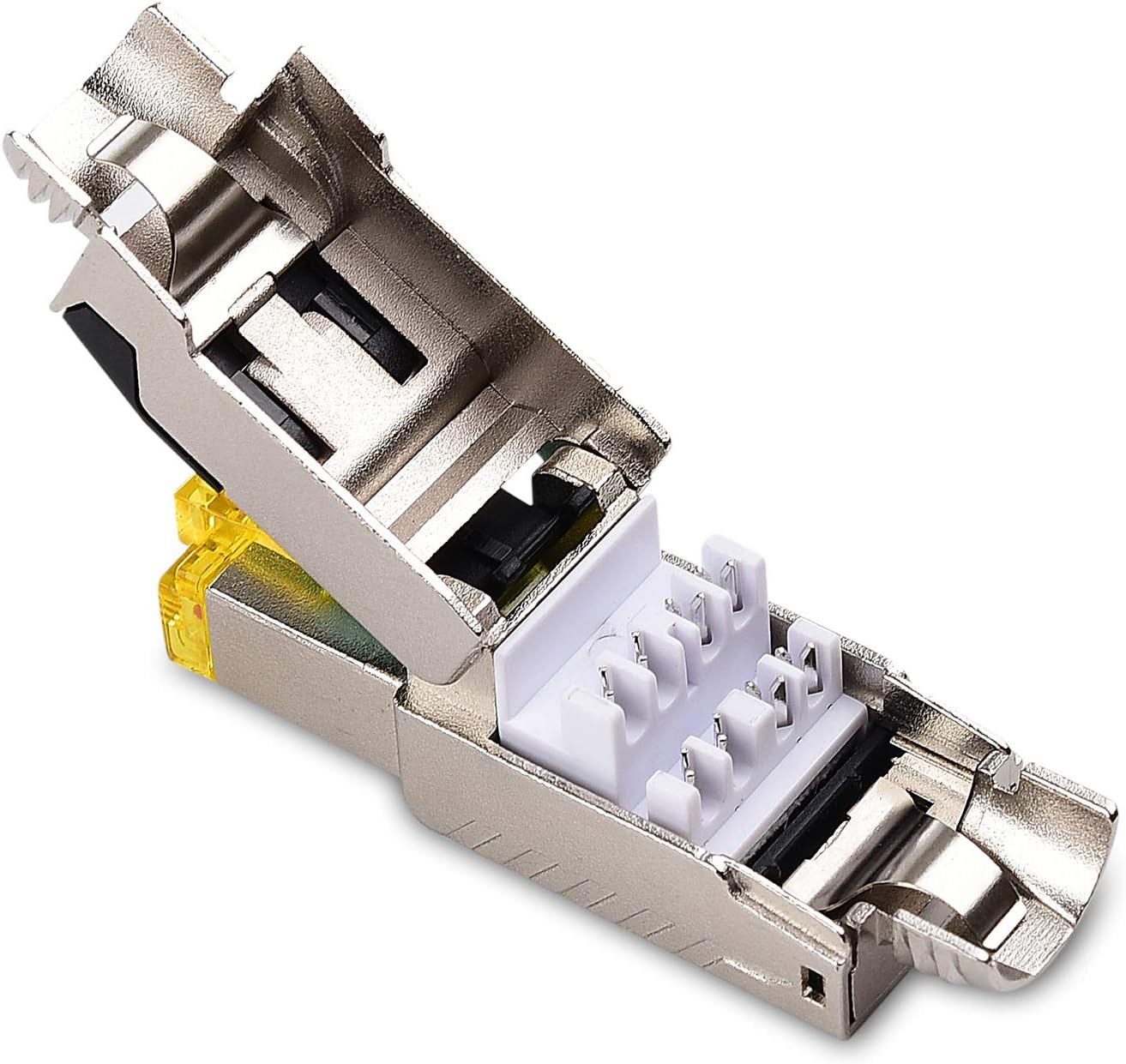 6-Pack Shielded Cat8 RJ45 Connector V30545