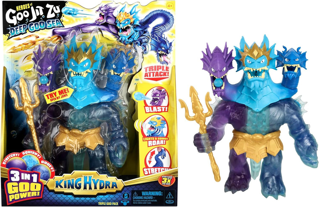 Deep Goo Sea King Hydra Figure with Triple Attack 3 in 1 Goo Power P353314