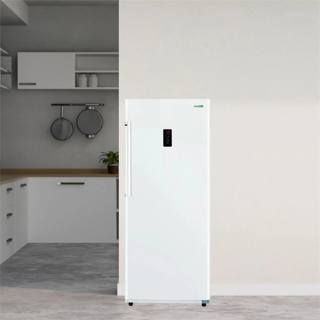 17 cu.ft. Convertible Upright Freezer/Refrigerator in white U477