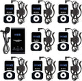 Wireless Tour Guide System Microphone Earphone Headset (1 Transmitter 10 Receivers) U354099