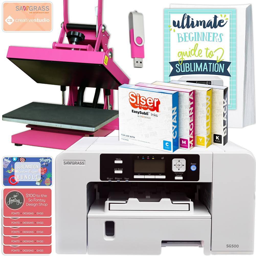 Sublimation Printer & Heat Press Bundle Y8339