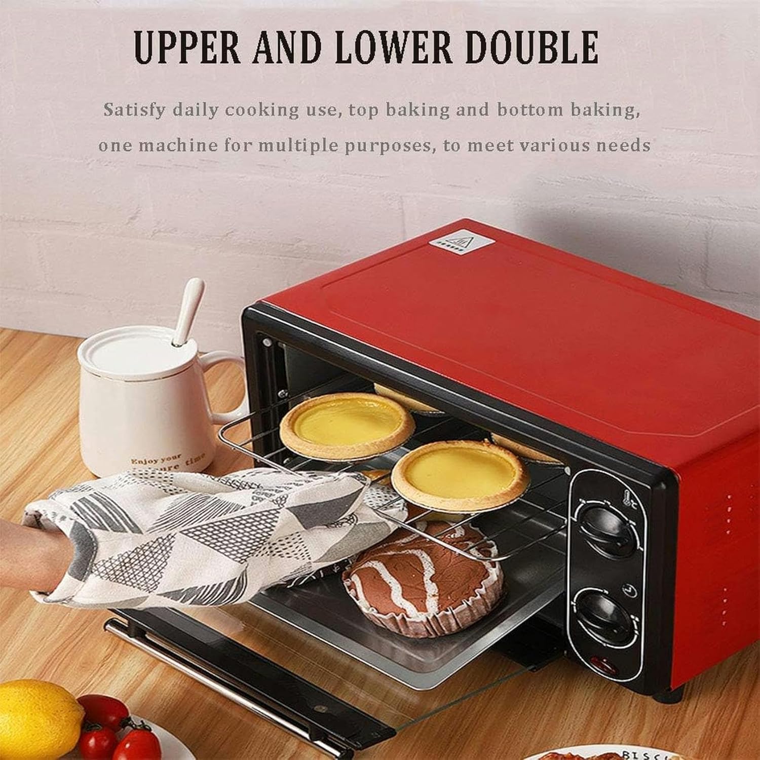 Mini 12-Liter Convection Oven, Mint Green O61391