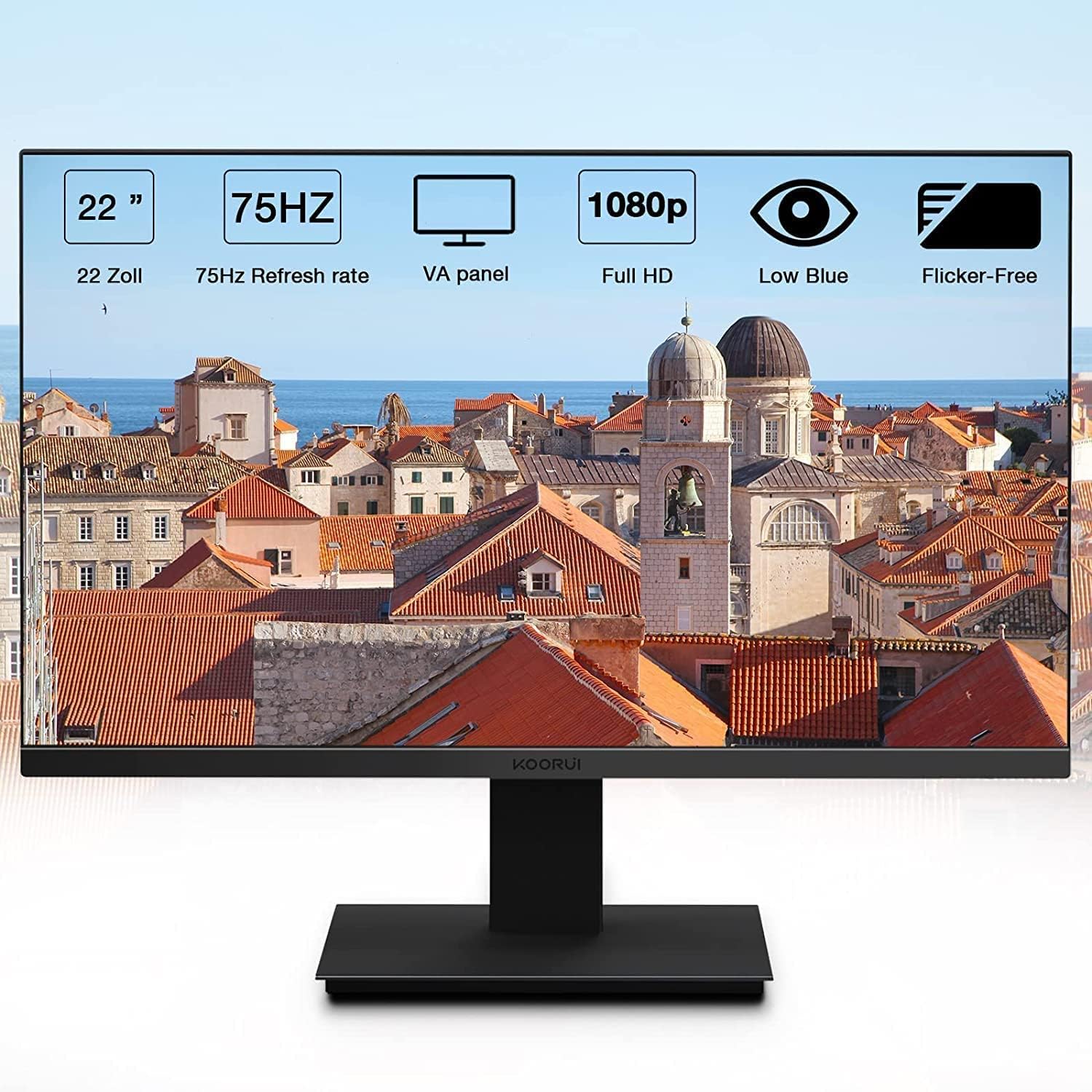 24 inch IPS FHD 1080p 75Hz LED Computer Monitor Y957
