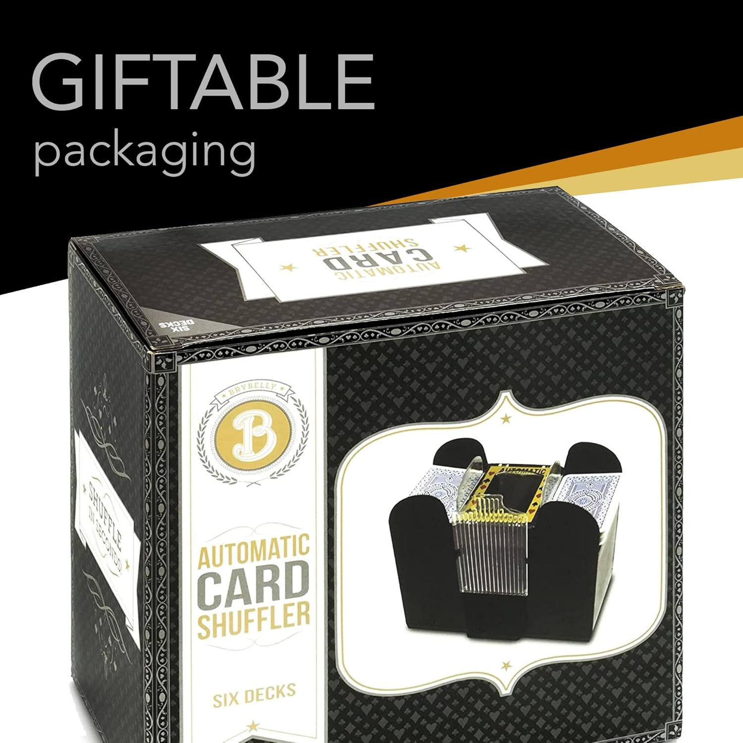 Automatic Card Shuffler 6 Deck Battery Operated M998233