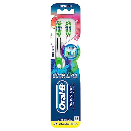 Medium Toothbrushes, 2 Count X98535