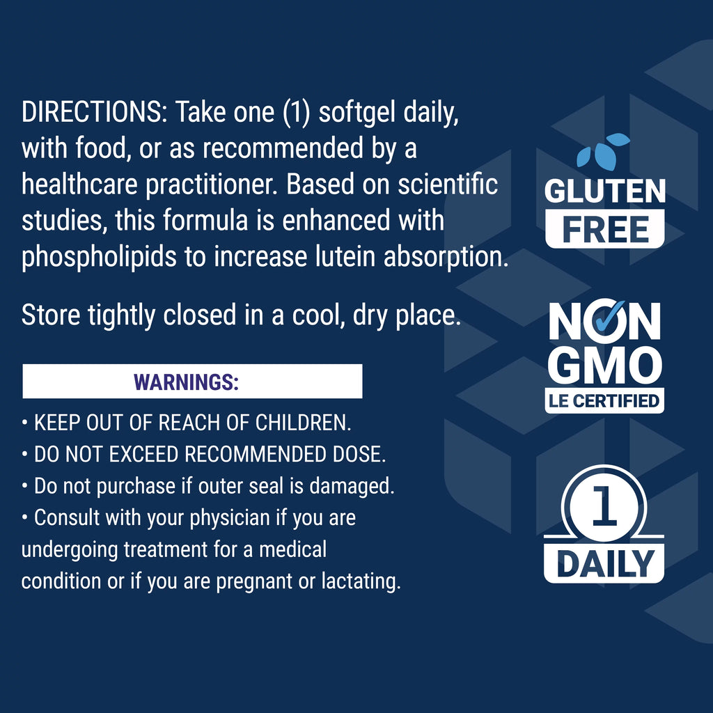 Eye Health Supplement with Saffron & Astaxanthin – 60 softgels S3329