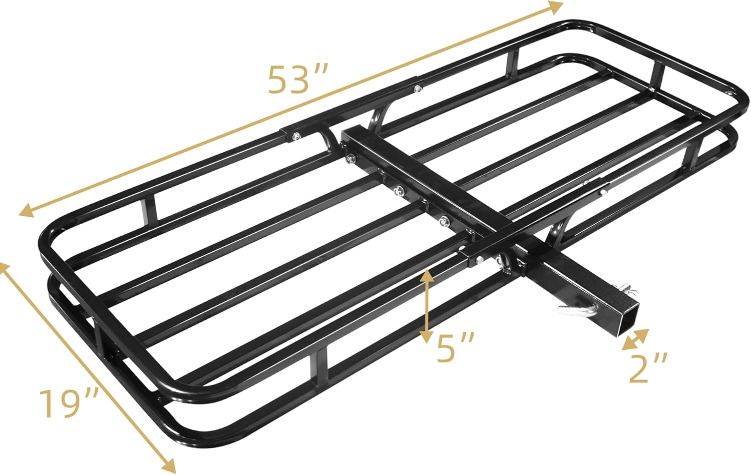 53” x 19” x 4” Hitch Cargo Carrier for 2" Receiver X977